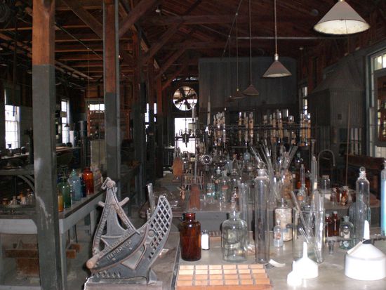 Das Labor von Thomas Edison.