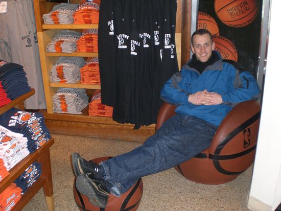 Im Fanshop der NBA