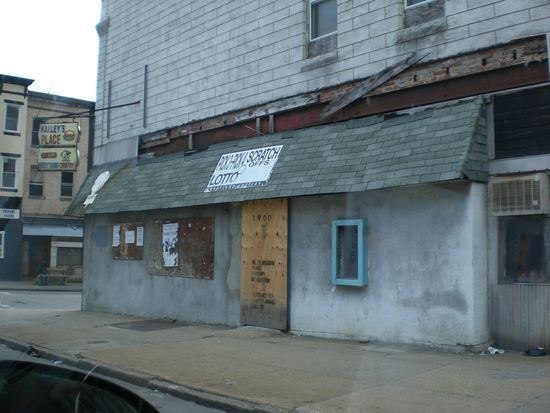 Gangster-Gegend von Baltimore.