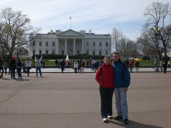 Sieht doch echt klasse aus, der Hintereingang des weißen Hauses, oder?