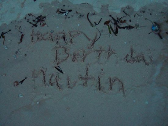 Alles Gute zum Geburtstag Martin!! Grüße Peter + Moni