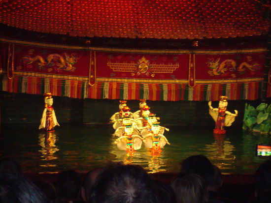 Wasserpuppentheater in Hanoi...mal was anderes