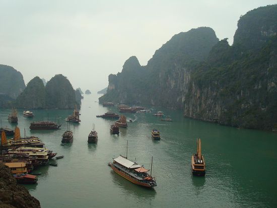wohl das meist fotografierteste Bild der Halong Bay