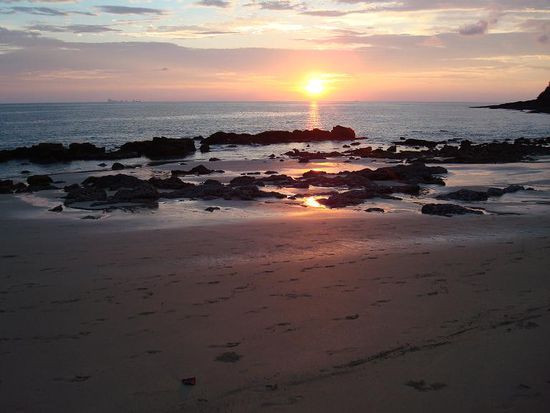 kurz nach Ankunft ging der Tag spektakulär zu Ende...Genuß pur!