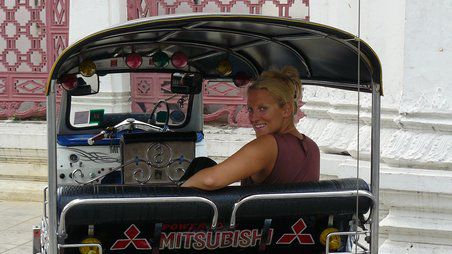 Tuk tuk fahren macht auch der Mimi Spass!