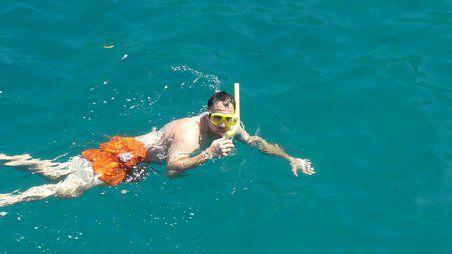 Schnorchen ist während den Boat-Stops angesagt