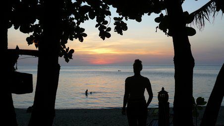 Die Sonnenuntergänge hier sind genial ...