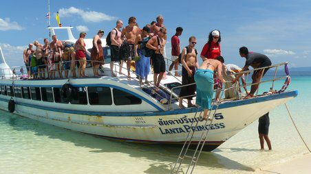 das typische Day-Trip-Boot
