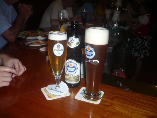 kaltes deutsches Bier, lecker