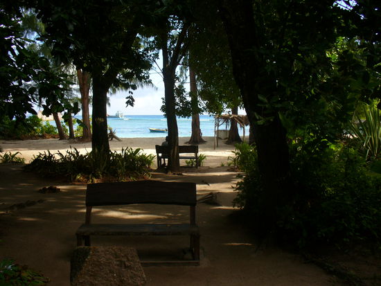 Park auf La Digue