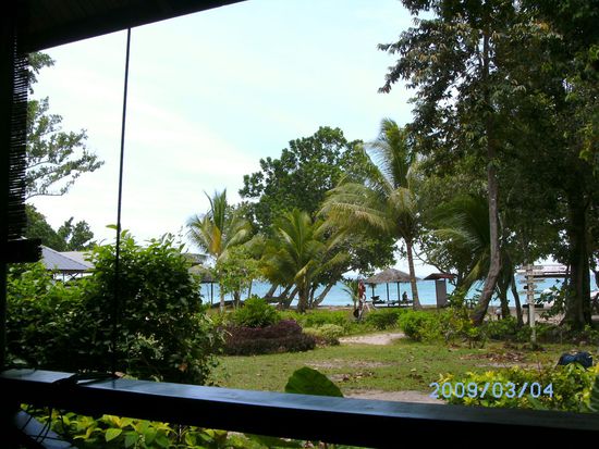 ....Blick von unserer Veranda...