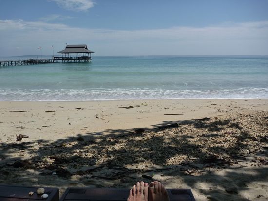 ....Blick vom Strand...