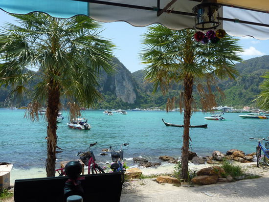 Mittagessen mit Aussicht