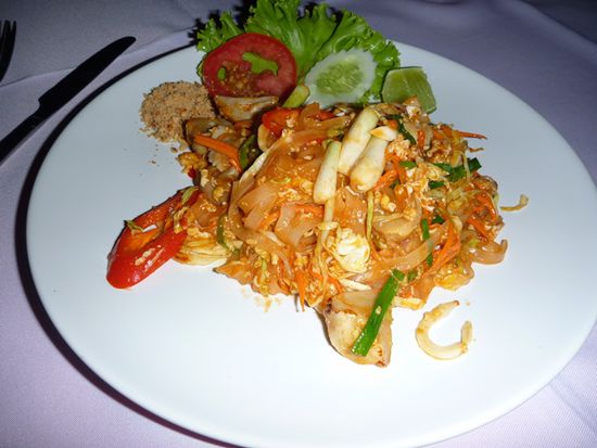 Das erste Pad Thai des Urlaubs!