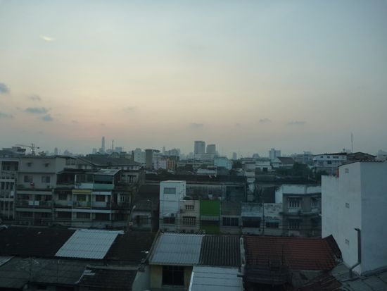 Blick aus Zimmer morgens