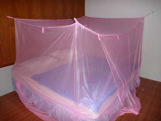 Hinter der so harmlos wirkenden Holzvertäfelung hinter dem Bett lauerte das Grauen...