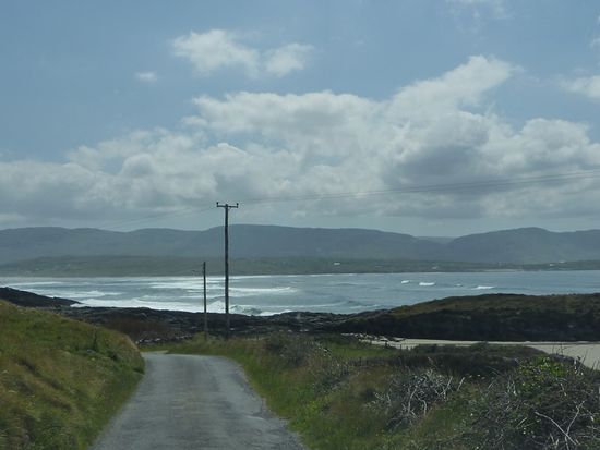 Straße zum Wasserfall