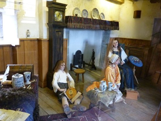 Die Bewohner von Parkes Castle wirkten etwas leblos...