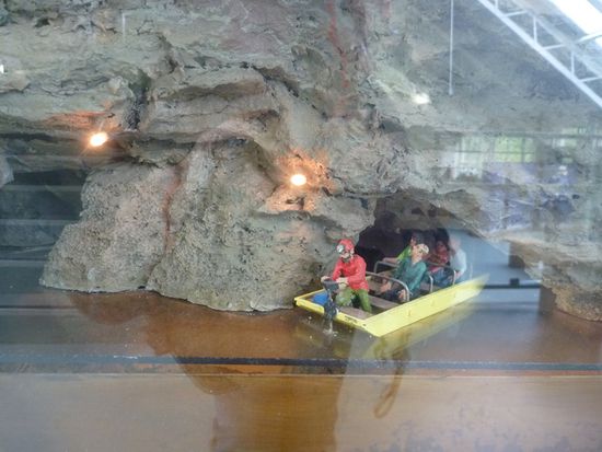 Modell der ausgefallenen Bootsfahrt