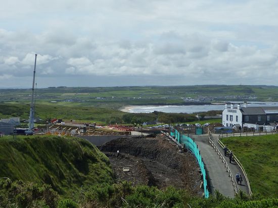 Baustelle des neuen Besucherzentrums