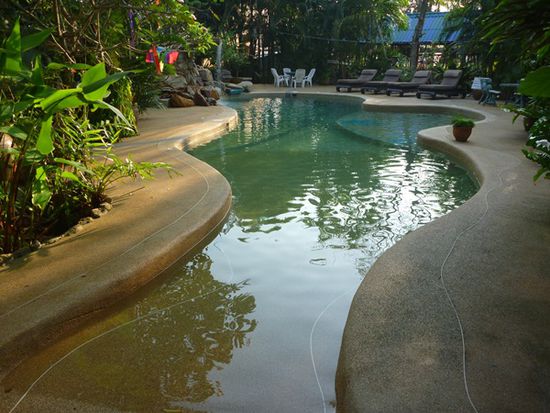 Der Pool.