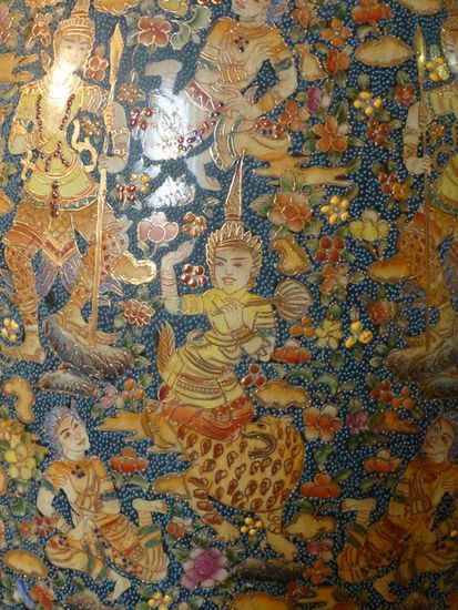 Schon alleine mit dem Anschauen der Wandgemälde könnte ich mich stundenlang aufhalten.