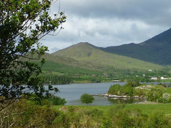 Schöne Aussicht auf dem Weg nach Glengariff.