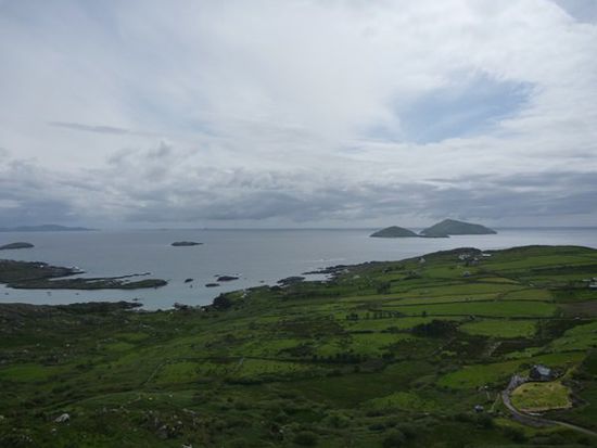 Schöne Aussicht auf dem Weg nach Portmagee.
