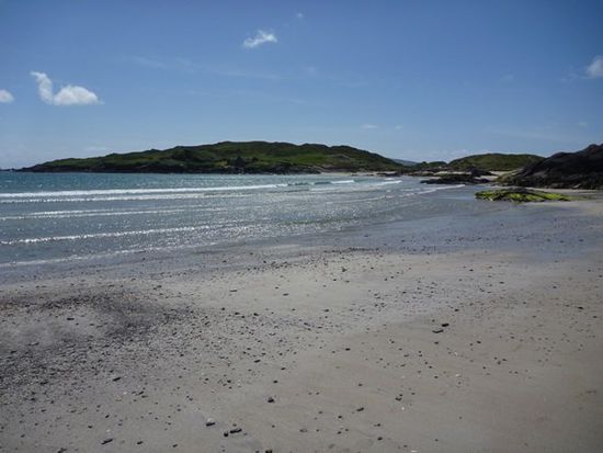 Bei schönem Wetter kann man dort auch einfach mal einen Strandtag verbringen, ohne wandern.
