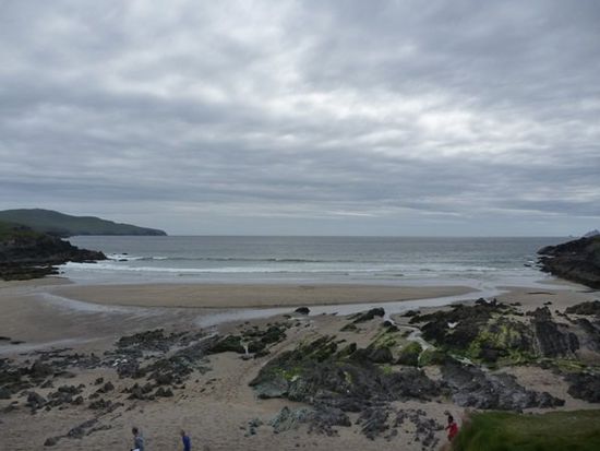 St. Finans Bay auf dem Rückweg, da ziehen schon die Sturmwolken auf.