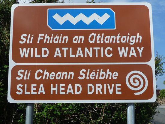 Gehört jetzt auch zum vielbeworbenen "Wild Atlantic Way".
