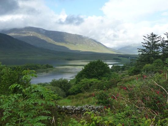 Auf dem Weg. Wunderschönes Connemara!