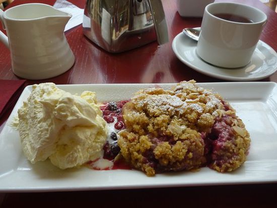 Berry Crumble. Sehr empfehlenswert!