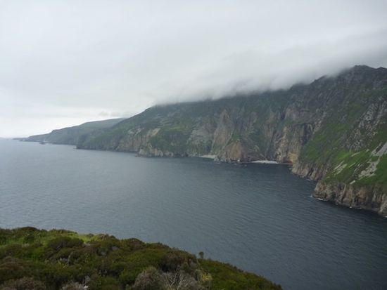 Die Slieve Leagues waren ein wenig wolkenverhangen.