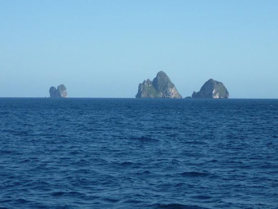 Die Felsen bei Ko Ngai.