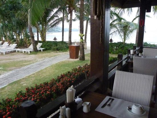 Die Aussicht von meinem Frühstückstisch!