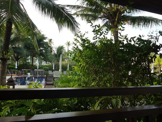 Ausblick von meiner Veranda.