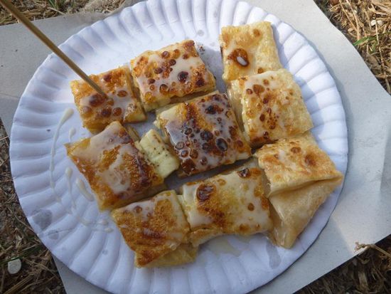 Da musste erstmal ein Banana Pancake her.