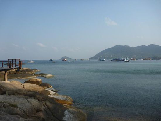 Immer noch Aussicht beim Frühstück.