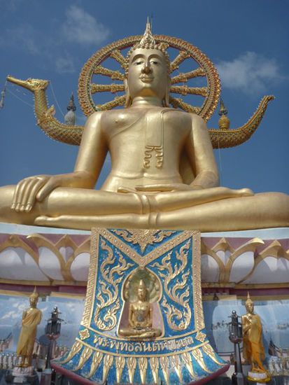 Den wollte ich auch ansehen: Der berühmte Big Buddha von Ko Samui.