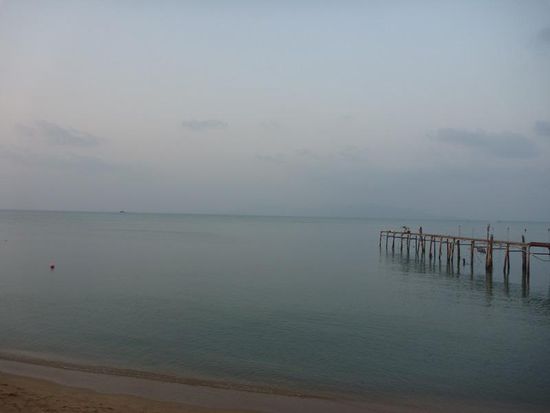 Ausblick aus einem der zahlreichen Restaurants am Strand.