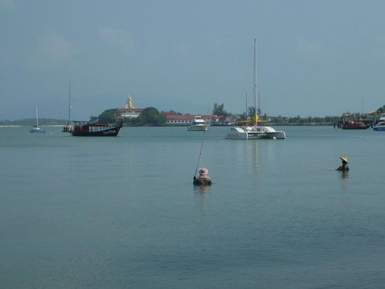 Da konnte ich schon den Buddha sehen.
