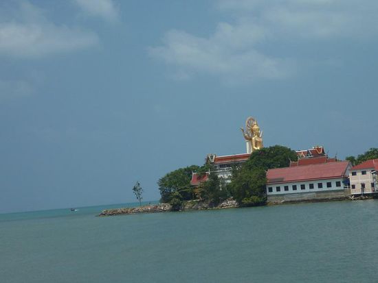 Andere Seite: Aussicht auf Big Bhudda.