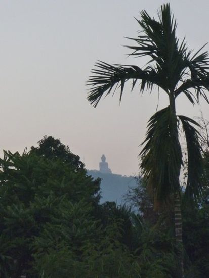 Mit Blick auf den Big Buddha.