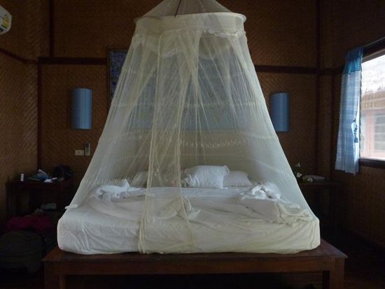 Moskitonetz brauchbar und sieht auch gut aus. Allerdings gibt es hier kaum Mücken (wegen des Windes?).