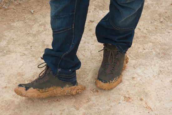 Ein bisschen schmutzig geworden 