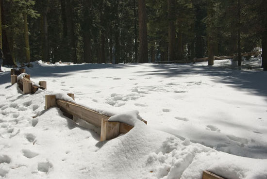Sooo viel Schnee lag hier