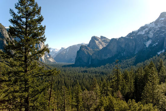 Yosemite National Park - Überblick über das zentrale Tal (Yosemite Valley)