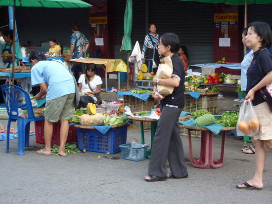 Marktstimmung in Chiang Rai