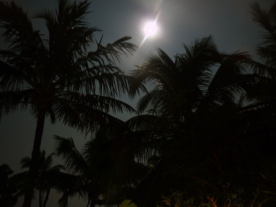 Mondschein in Varkala
